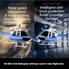 Load image into Gallery viewer, C138 BELL 206 6-axis Gyro Altitude Hold 4ch RTF RC Helicopter
