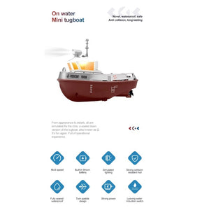 S820 RC Mini Boat 2.4G Scale 1:72