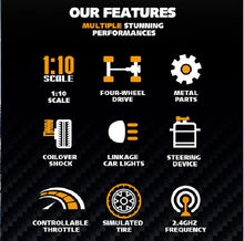Load image into Gallery viewer, 1:10 SG1010 RC Car 4WD Defender Full Proportion 2.4G