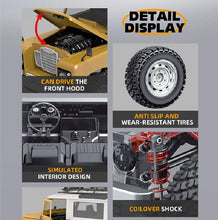 Load image into Gallery viewer, 1:10 SG1010 RC Car 4WD Defender Full Proportion 2.4G