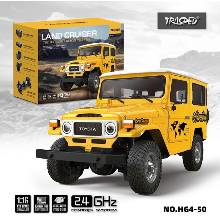 Toyota Land Cruiser HG4-50 1/16 scale 2.4G RC Car (No sound and smoke)