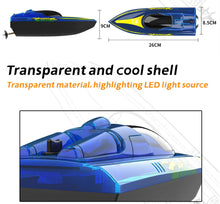 Load image into Gallery viewer, Flytec V555 High speed 15km/h RC Boat with colourful lights