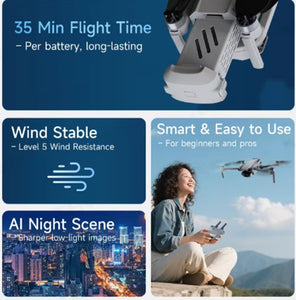 LYZRC XiL 017 4K Camera GPS Drone with 3-Axis Gimbal 6km range
