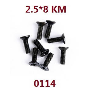 WL 0114 2.5 x 8KM screws for 124016