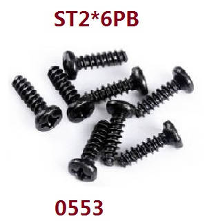 WL 0553 144001 2 * 6PB Screw Assembly (8 pcs)