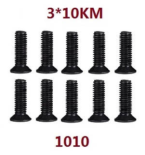 WL 1010 Cross Countersunk Head Machine Screw M3*10 (10pcs)