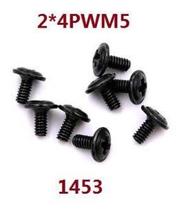 WL 1453 for 124019 2 * 4PWM5 Cross Round Head Machine Screw (8 pcs)