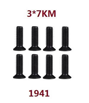 WL 1941 Cross Countersunk Head Machine Screw M3*7 (8pcs)
