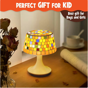 DIY Mosiac Lamps arts & crafts rechargeable USB gifts STEM toys for kids and adults