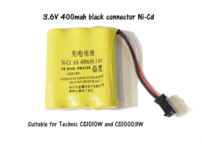 Ni-Cd 3.6V 400mah HD808D AA battery black connector R21
