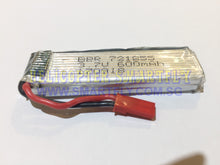 Load image into Gallery viewer, Lipo 3.7V 600mah Battery red JST 8807W C