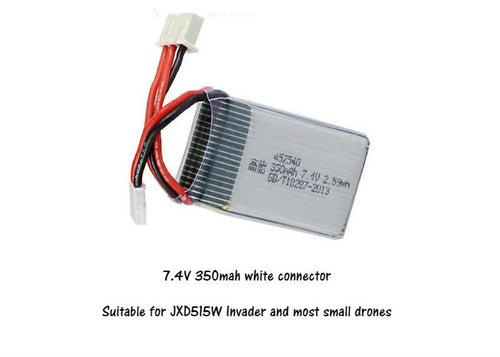 Lipo 7.4V 350mah Battery Losi connector 515W 9000 D