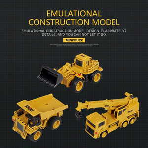 8028A scale 1:64 Mini RC construction trucks