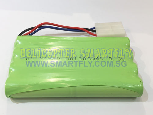 Ni-Cd 9.6V 1000mah battery 3 pin Tamiya connector N2