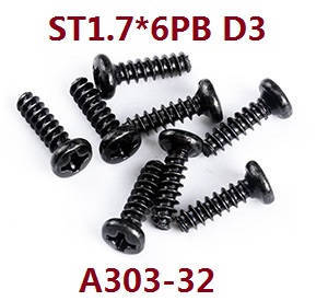 WL A303-32 ST1.7 * 6PB Screw Assembly (10 pcs)