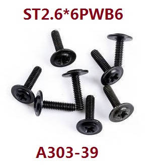 WL A303-39 A949-38 124017 ST2.6 *6PB Screw Assembly (8 pcs)
