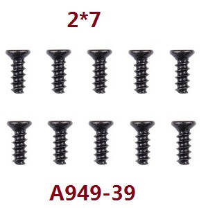WL A949-39 Pan Head Tapping Screws 2 x 6 (10 pcs)
