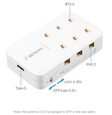 multi connector usb battery charger