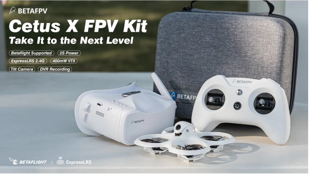 BetaFPV Cetus X RTF BNF Kit ELRS V2 FPV Racing Drone (Betaflight Versi –  Helicopter Smartfly