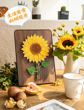 Load image into Gallery viewer, DIY Sunflower Arts &amp; Crafts String Art with LEDs