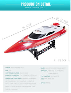 HJ806 RC Speed boat 35km/h