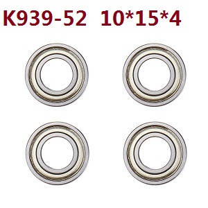 WL K939-52 Rolling Bearing 10*15*4 (4 pcs) / WL 0285 for WL 104001