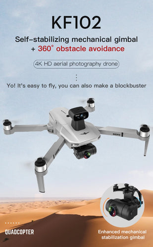 KF102 Max with drone case obstacle avoidance 4K camera with gimbal GPS