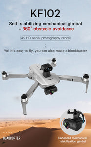 KF102 Max with drone case obstacle avoidance 4K camera with gimbal GPS