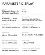 Load image into Gallery viewer, KF102 Max with drone case obstacle avoidance 4K camera with gimbal GPS