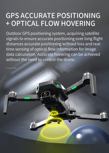 KF105 4K GPS EIS Camera Foldable Drone Follow Me Obstacle Avoidance