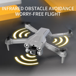 KF610 4K Dual Tilting Adjustable Camera Foldable Obstacle Avoidance Drone