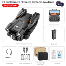 Load image into Gallery viewer, KF610 4K Dual Tilting Adjustable Camera Foldable Obstacle Avoidance Drone