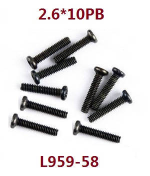 WL L959-58 ST2.6 * 10PB Screw Assembly (10 pcs)