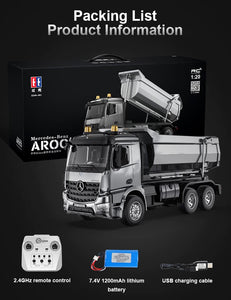 Mercedes-Benz Arocs Dump Truck E590-003 1:20 scale 2.4G with Phone App Bluetooth control