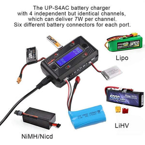 Ultra Power UP-S4AC Charger for Lipo, Ni-cd, Li-ion batteries