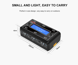 Ultra Power UP-S6AC Charger for Lipo, Ni-cd, Li-ion batteries UP-S6AC 6x4.35W 1S AC/DC LiPO/LiHV Battery Charger With Micro MX mCPX JST