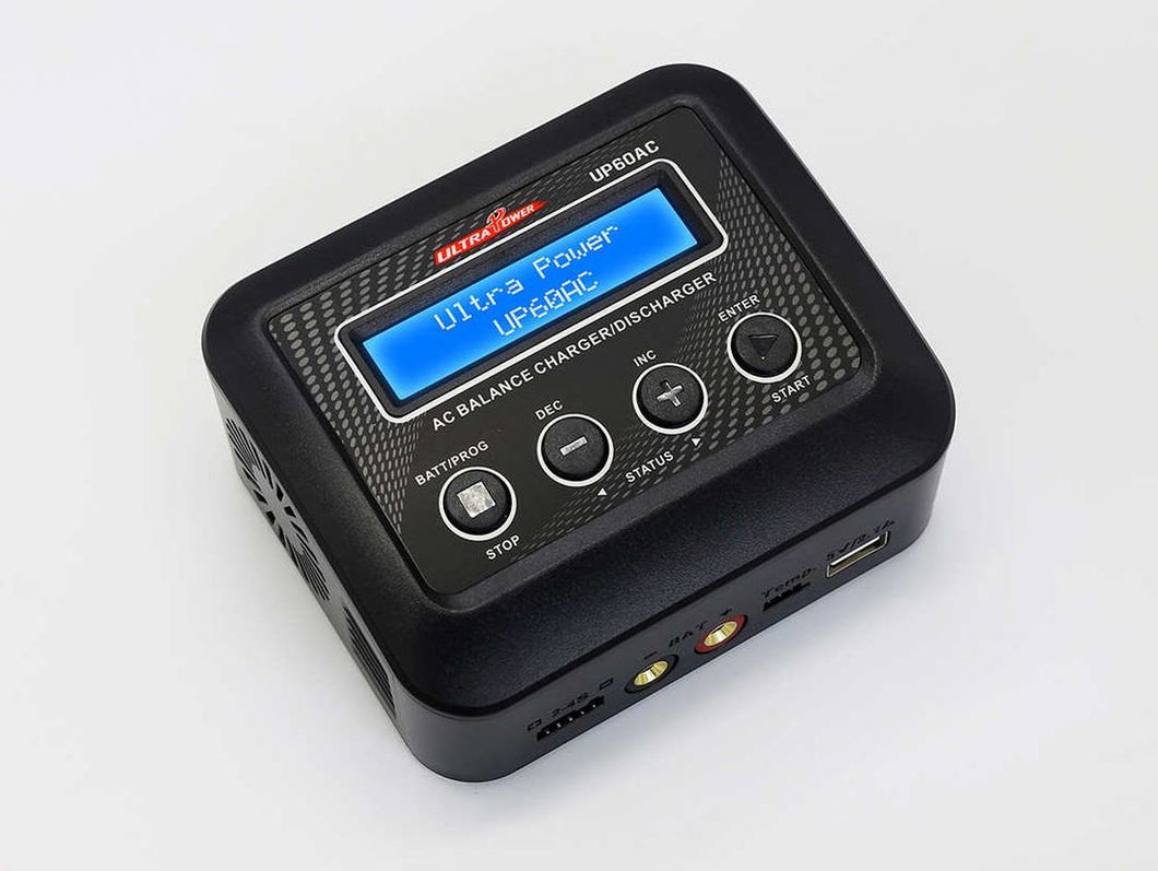 Ultra Power Charger UP60AC for Lipo/Ni-cd/Li-ion batteries