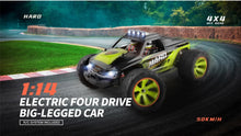 Load image into Gallery viewer, WL Toys 1/14 scale 144002 50km/hr RC Monster Truck