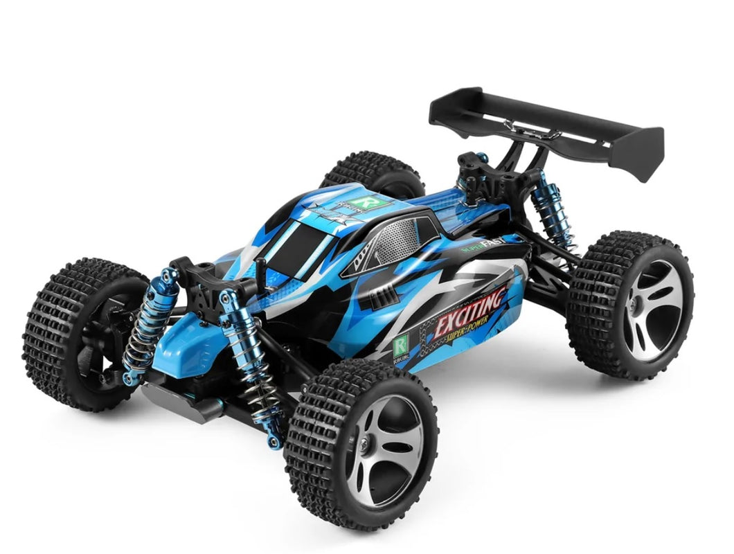 WL Toys 184011 RC Buggy 30km/h Blue 4WD 1:18 scale