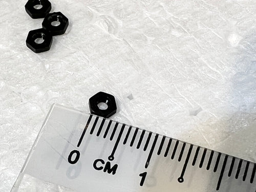 M2 Hex Nylon Nut (10 pcs)