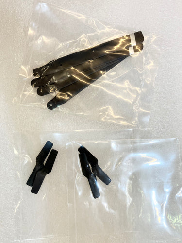 C186 propellers (set of 4) and 4 tail propellers