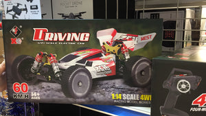 WL Toys 1/14 scale 144001 60km/hr RC buggy 4WD 2.4G