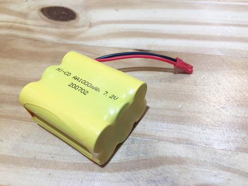 Ni-Cd 7.2V 1000mah (3x2) battery JST connector Huina Crane N2