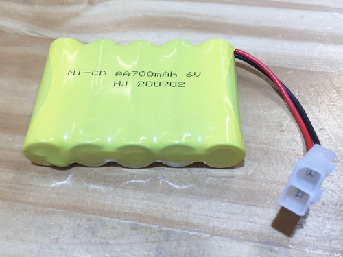 Ni-Cd 6.0V 700mah battery 2 pin Tamiya connector N1