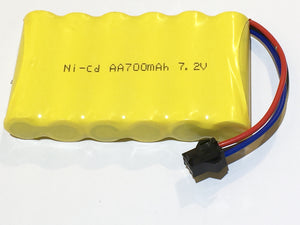 Ni-Cd 7.2V 700mah battery 3 pin black connector R25