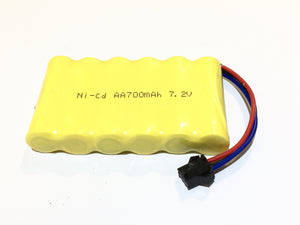 Ni-Cd 7.2V 700mah battery 3 pin black connector R25