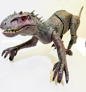 2.4G RC Walking Dinosaur Blue Raptor / Tyrannosaur Remote Control Jurassic Dinosaur